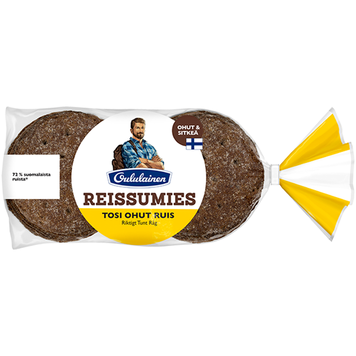 Oululainen Reissumies Really Thin Rye 10pcs 350g