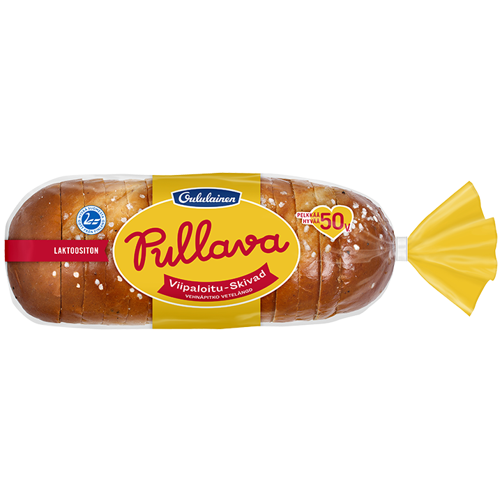 Oululainen Pullava Sliced sweet loaf 450g