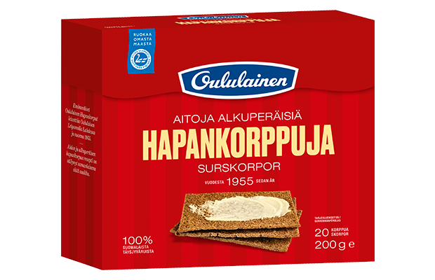 Oululainen Hapankorppuja 200g