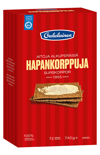 Oululainen Hapankorppuja 740g