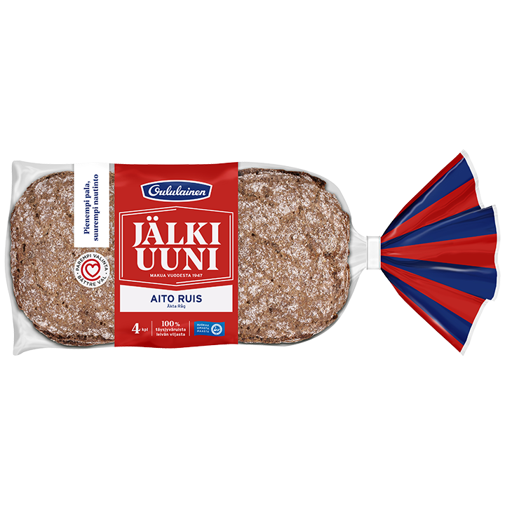 Oululainen Jälkiuuni Authentic Rye 4pcs 240g