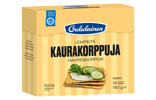 Oululainen Kaurakorppuja 180g