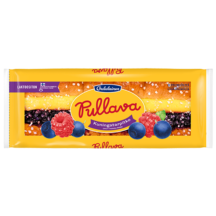 Oululainen Pullava Blueberry-raspberry sweet loaf 400g