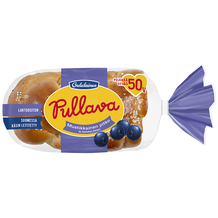 Oululainen Pullava Mustikkainen pitko 300g
