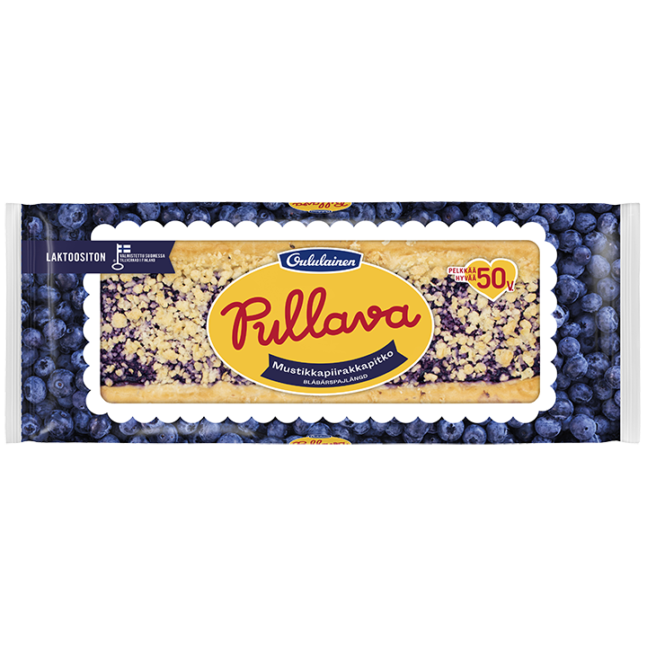 Oululainen Pullava Blueberry Pie sweet loaf 300g