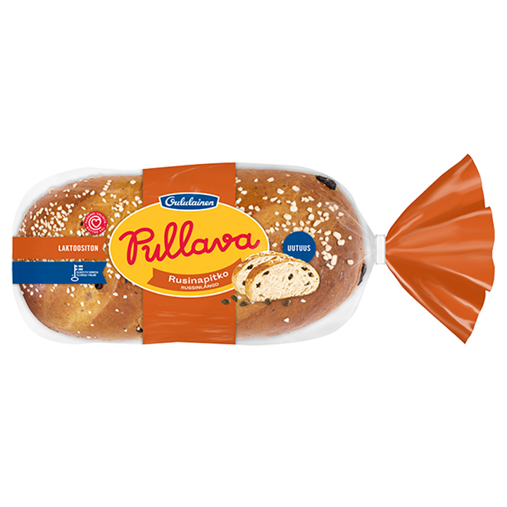 Oululainen Pullava Raisin Sweet loaf 360g