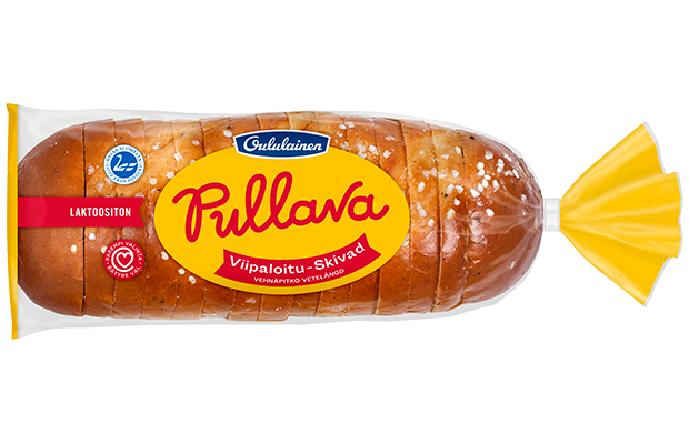 Oululainen Pullava viipaloitu 450g, sliced sweet loaf