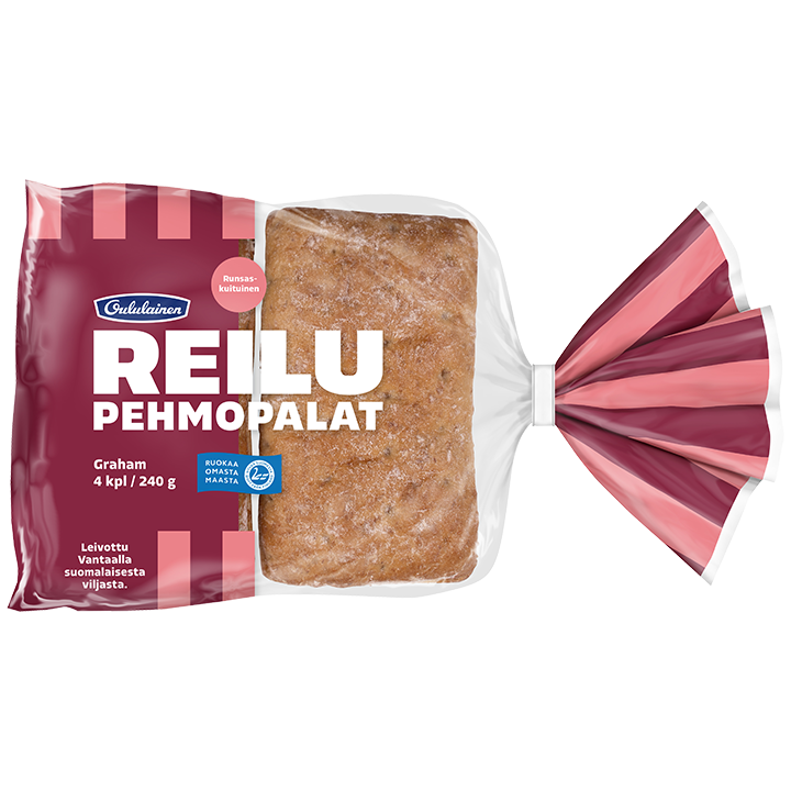 Oululainen Reilu Soft Graham Pieces 4pcs 240g