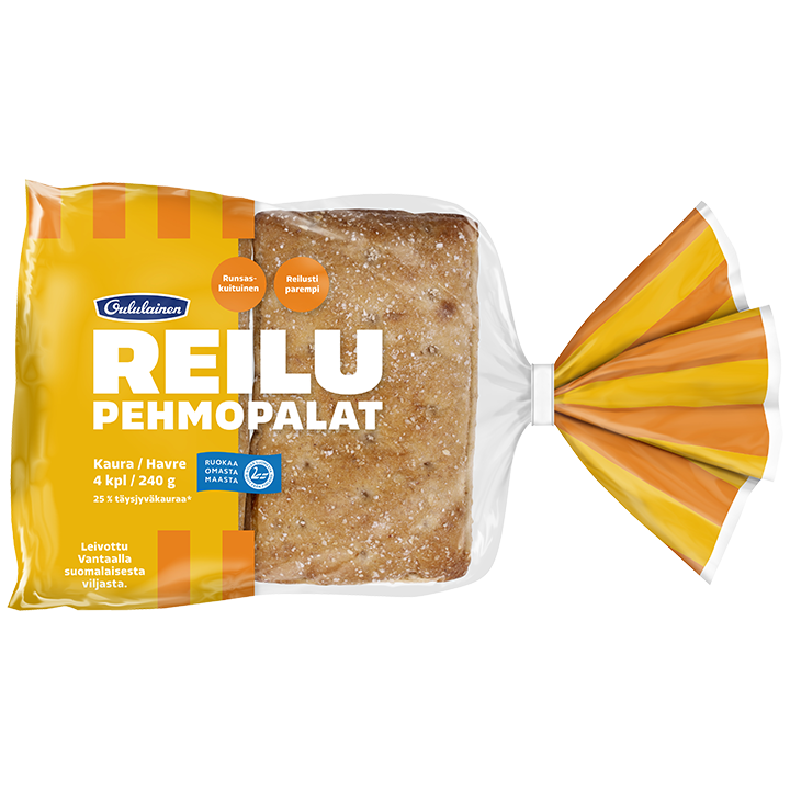Oululainen Reilu Soft Oat Pieces 4pcs 240g