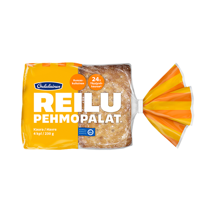 Oululainen Reilu Soft Oat Pieces 4pcs 230g