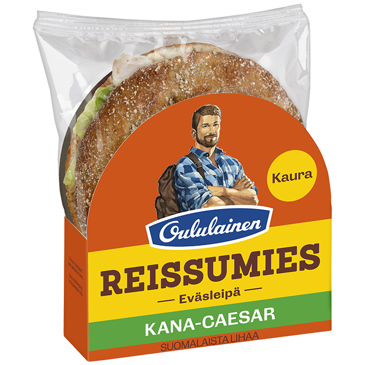Oululainen Reissumies Eväsleipä Kaura Kana-Caesar 140g