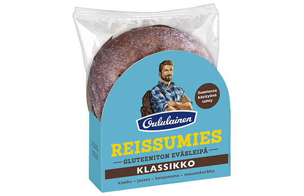 Oululainen Reissumies Gluten-Free Filled bread Classic 160g