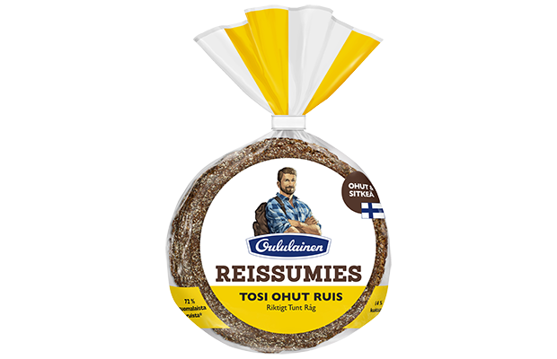 Oululainen Reissumies Tosi Ohut Ruis 5kpl 175g