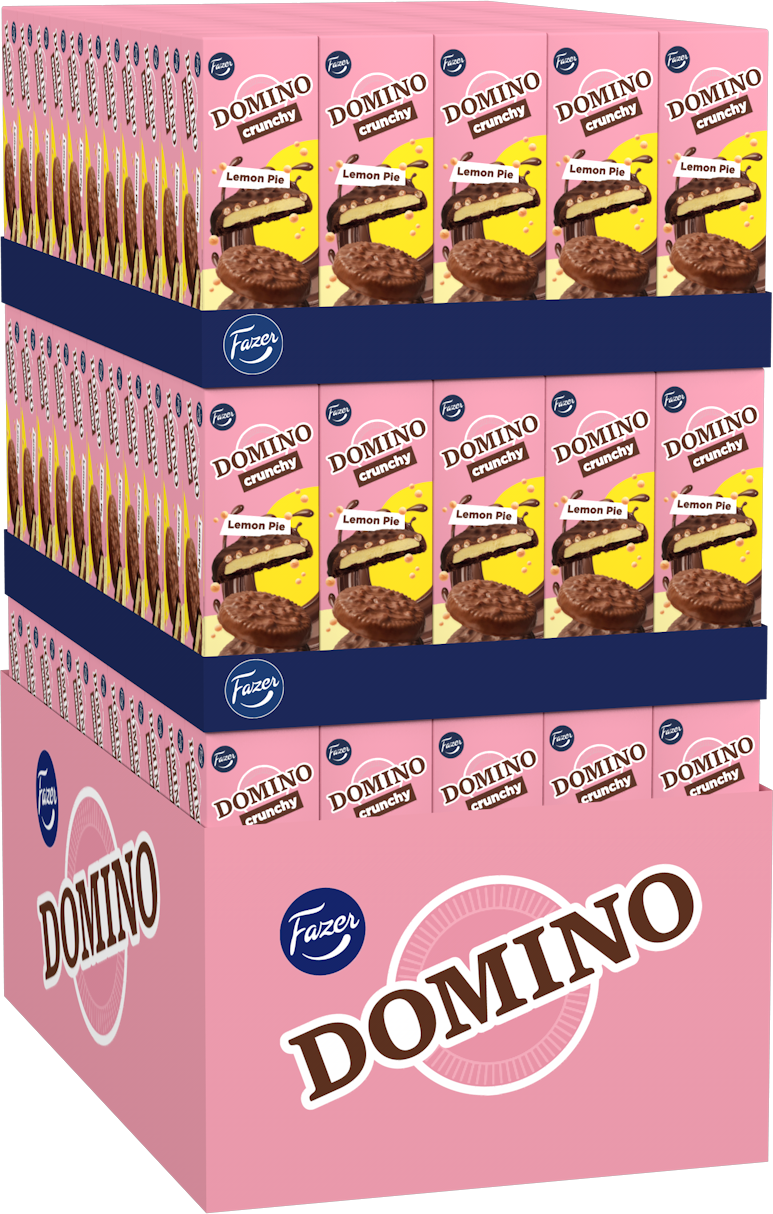 Domino Crunchy Lemon Pie indulgent biscuit 150 g QP