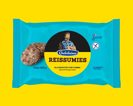Reissumies Gluteeniton Tosi Tumma nyt myös pakasteena