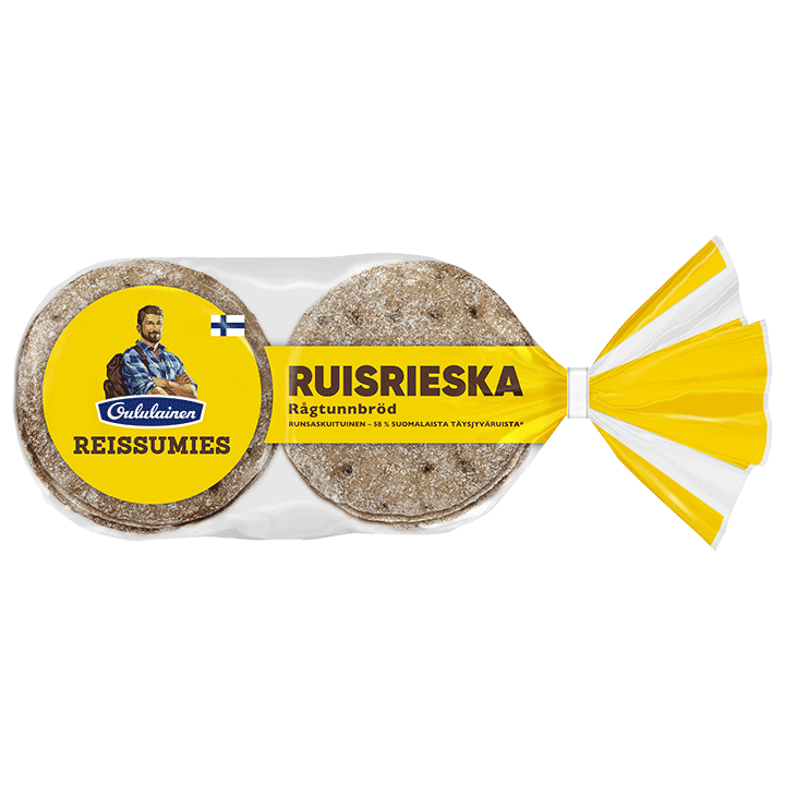 Oululainen Reissumies Thin Rye Bread 6pcs 270g