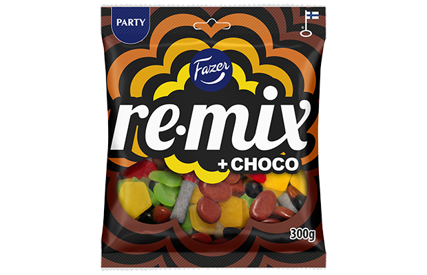 Remix +choco candy bag 300 g