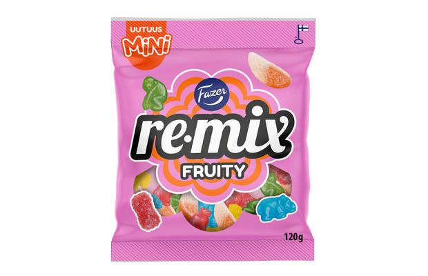 Remix Mini Fruity candy bag 120g