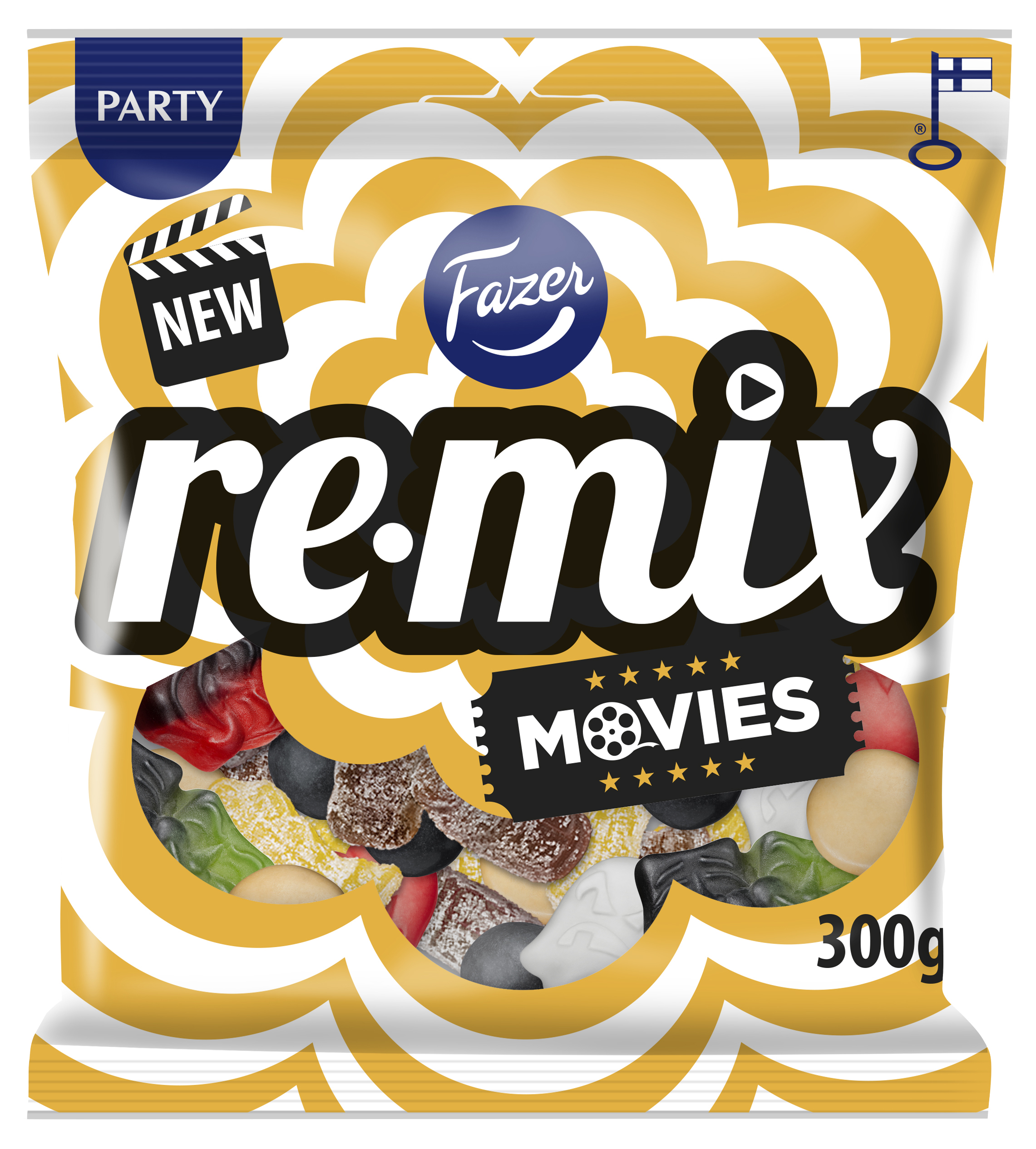 Remix Movies candy bag 300g