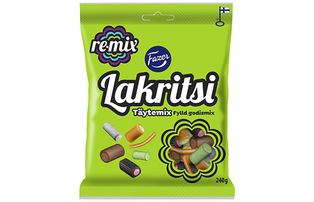 Remix Lakritsi Täytemix lakritsi- ja makeissekoitus 240g