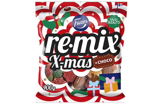 Remix Xmas +choco karkkipussi 400g
