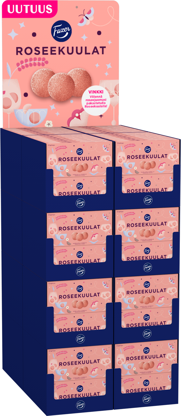 Fazer Roseekuulat makeisrasia 260 g VL