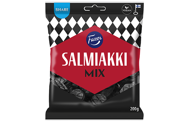 Salmiakki Mix karkkipussi 200g
