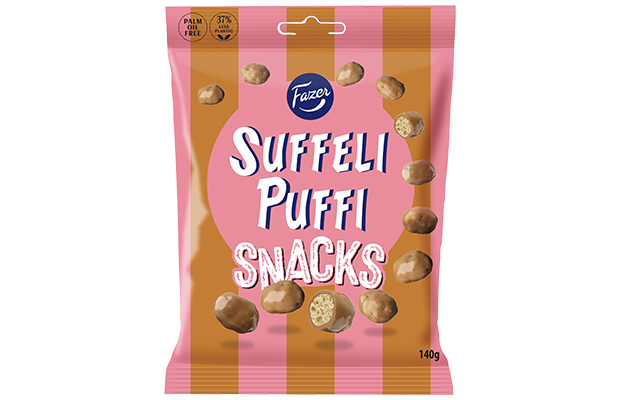 Suffeli Puffi Snacks karkkipussi 140g