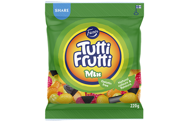 Tutti Frutti Mix karkkipussi 220g