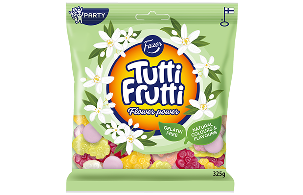 Tutti Frutti Flower Power karkkipussi 325g