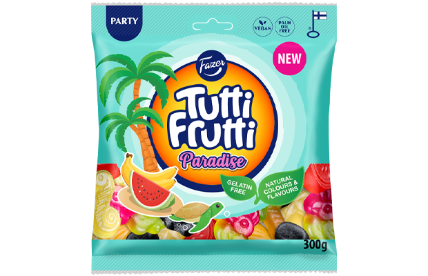 Tutti Frutti Paradise candy bag 300g