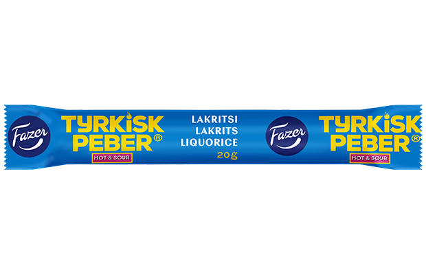 Tyrkisk Peber Hot & Sour liquorice 20g
