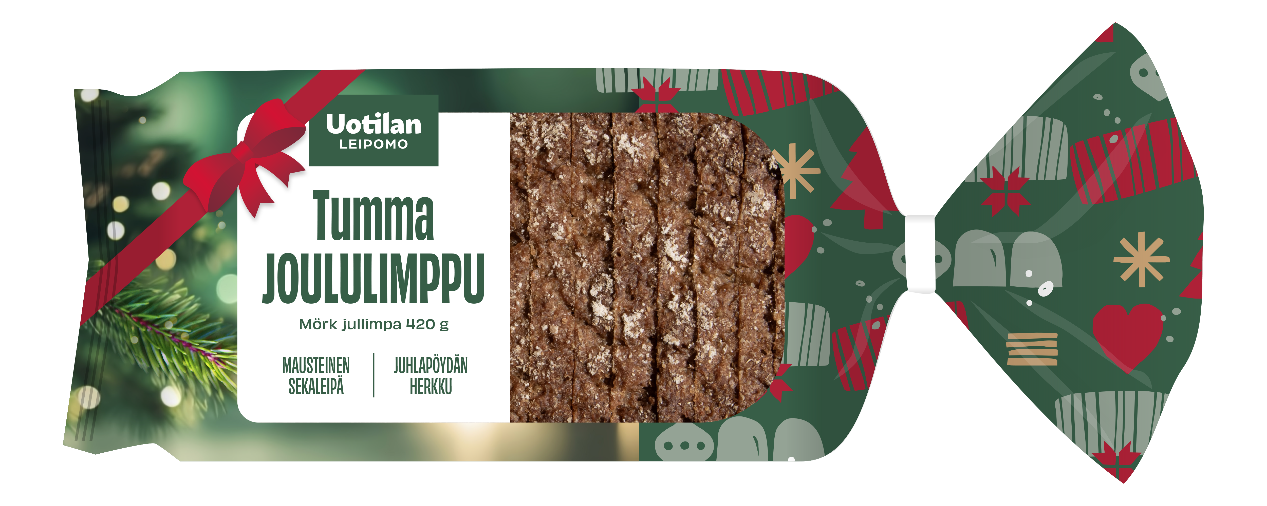 Uotilan Dark Christmas Loaf 420g